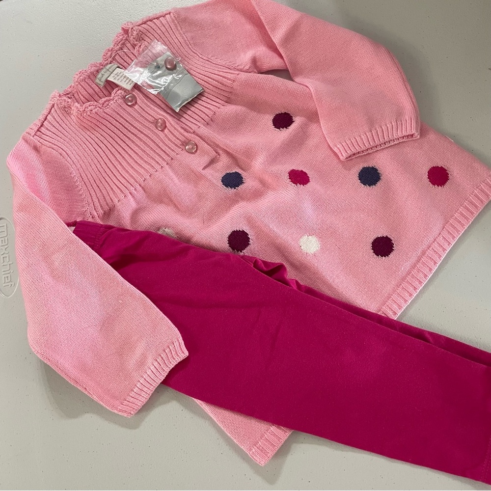First Impressions Pink and Red Kids Matching Set